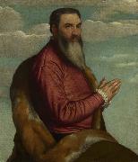 MORETTO da Brescia, Praying Man with a Long Beard